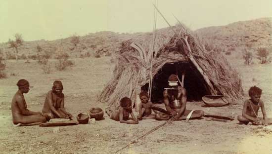 Photo of Aboriginal Family, Baldwin Spencer